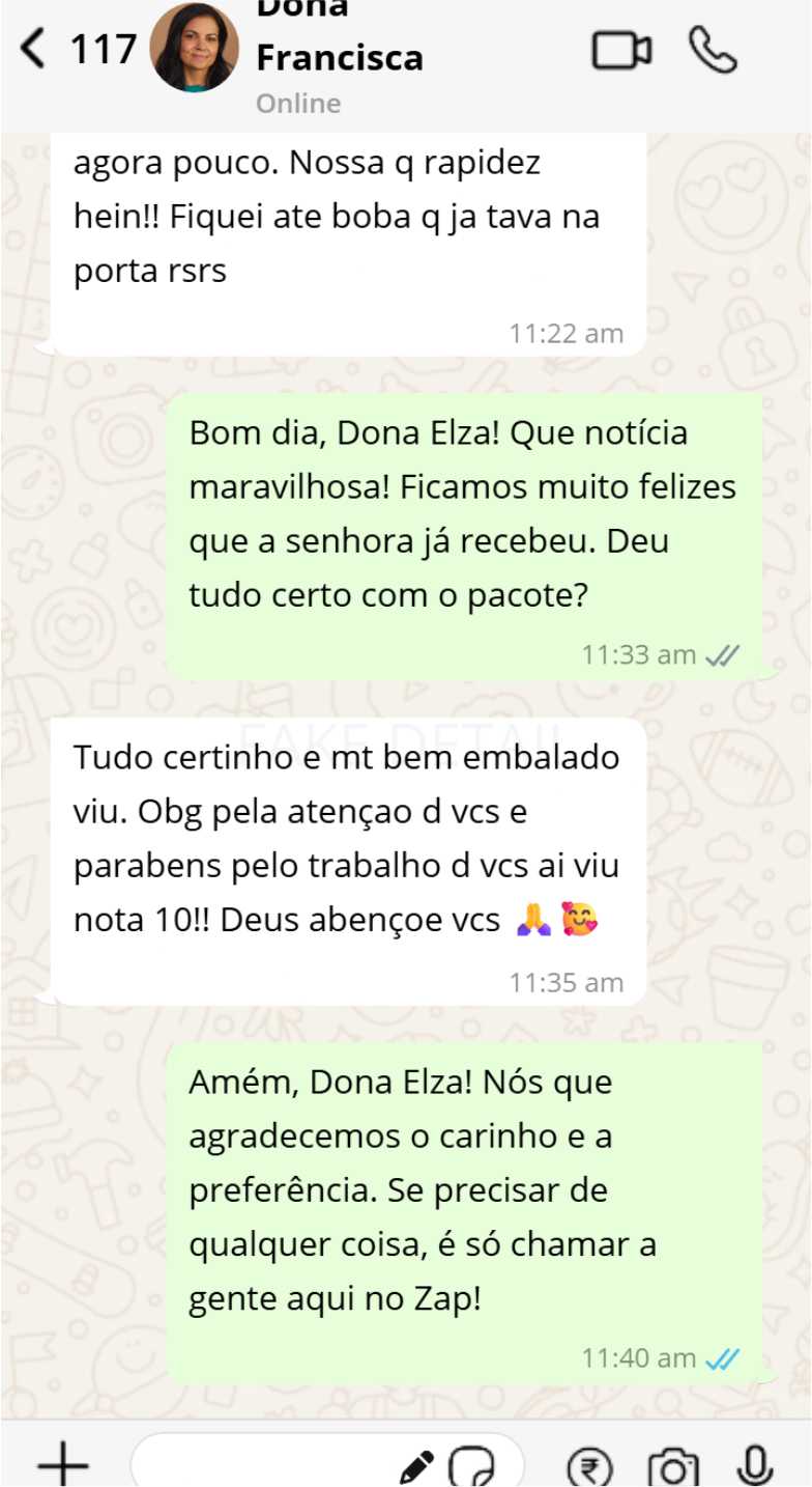 Print WhatsApp depoimento 2